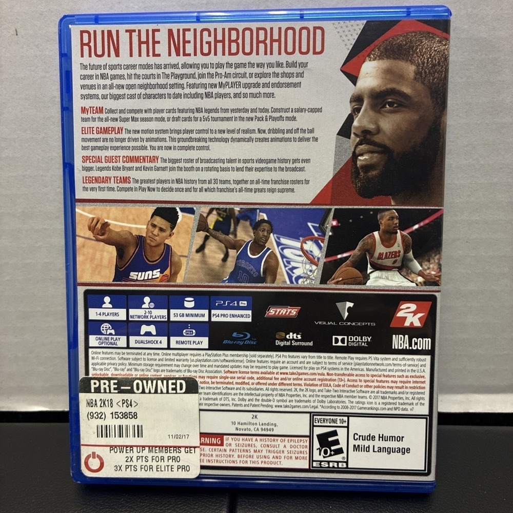 NBA 2K18 Early Tip-Off Weekend Sony PlayStation 4 PS4 Video Game - Picture 2 of 5